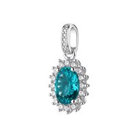 Collier Brosway Femme FANCY - AQUA GREEN in Argent FAG01